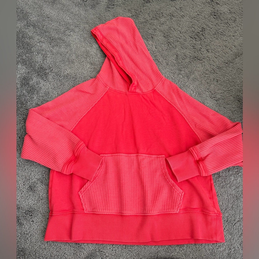 Women’s Aerie Essential Waffle hoodie, size medium